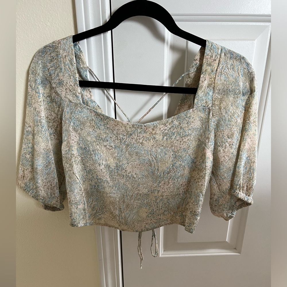 H&M square neck top